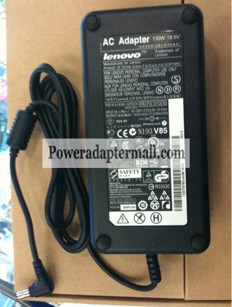 19.5V 6.66A 130W Lenovo 42T5278 42T5279 Laptop AC Adapter Power